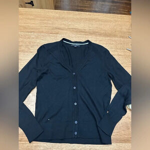 Banana Republic NWOT Lightweight Cardigan black sz XS 16” p2p